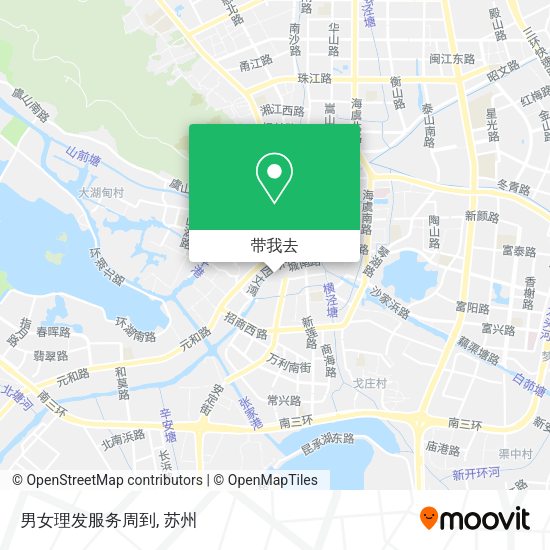 男女理发服务周到地图