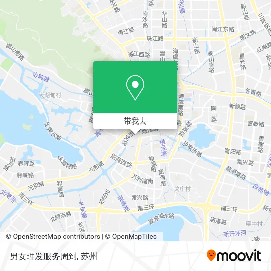 男女理发服务周到地图