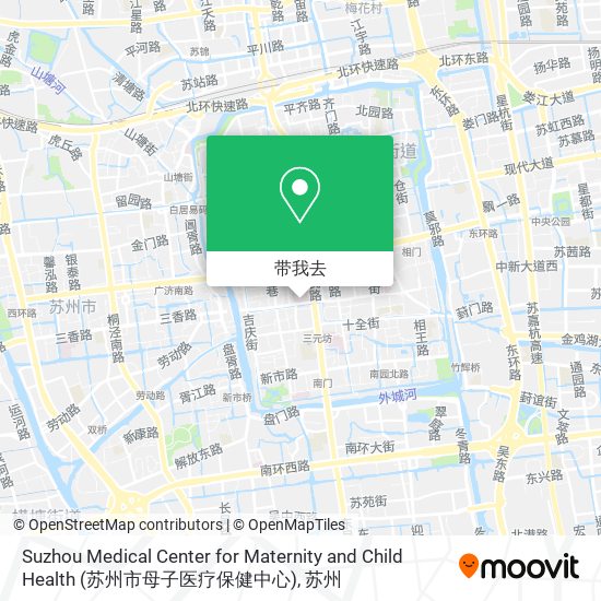 Suzhou Medical Center for Maternity and Child Health (苏州市母子医疗保健中心)地图
