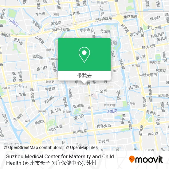 Suzhou Medical Center for Maternity and Child Health (苏州市母子医疗保健中心)地图
