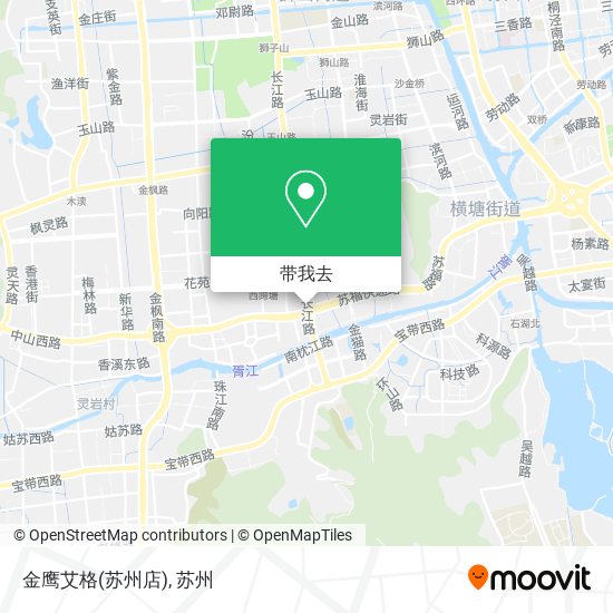 金鹰艾格(苏州店)地图