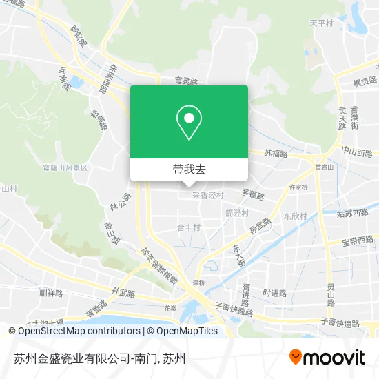 苏州金盛瓷业有限公司-南门地图