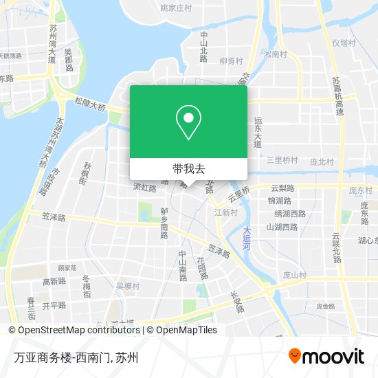 万亚商务楼-西南门地图