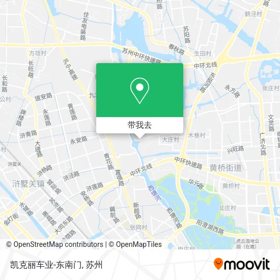 凯克丽车业-东南门地图