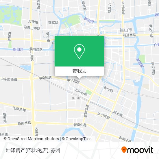 坤泽房产(巴比伦店)地图