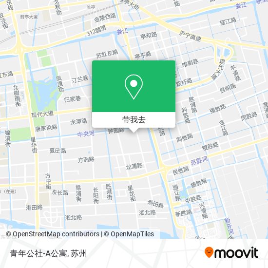 青年公社-A公寓地图