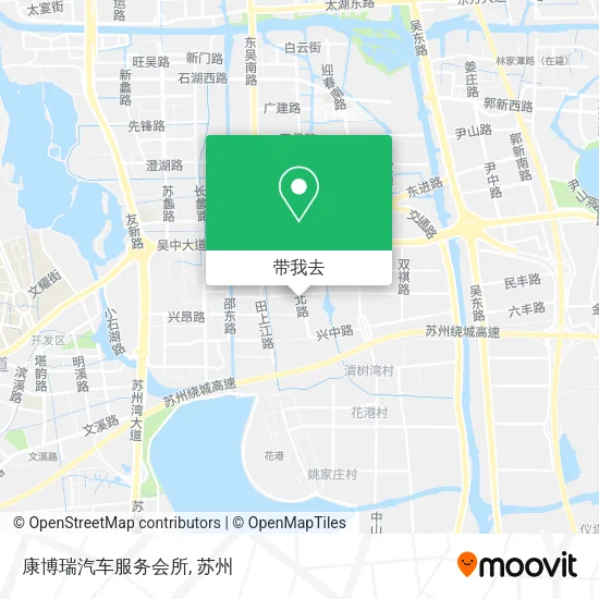 康博瑞汽车服务会所地图