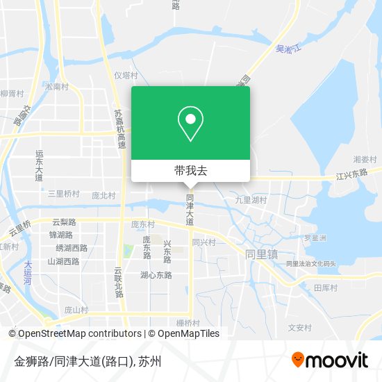 金狮路/同津大道(路口)地图