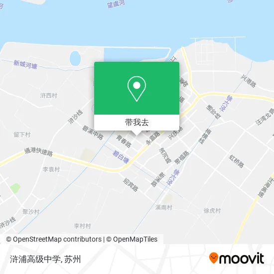 浒浦高级中学地图