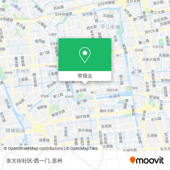 东大街社区-西一门地图