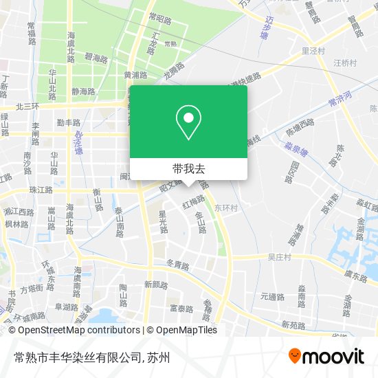 常熟市丰华染丝有限公司地图