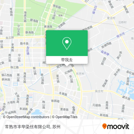 常熟市丰华染丝有限公司地图