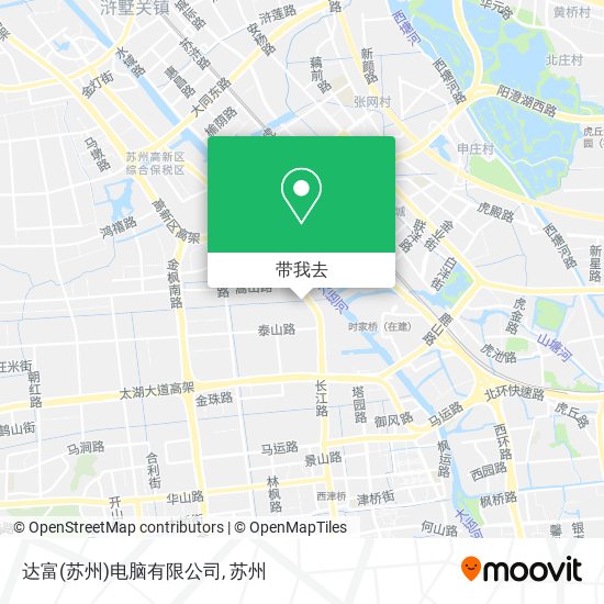 达富(苏州)电脑有限公司地图