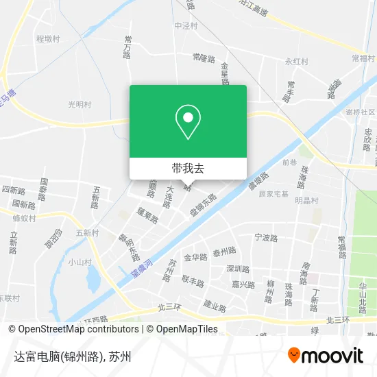 达富电脑(锦州路)地图