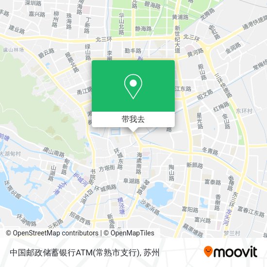 中国邮政储蓄银行ATM(常熟市支行)地图