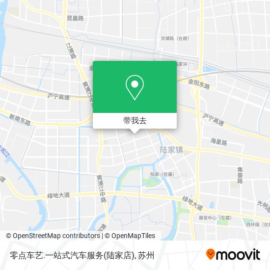 零点车艺.一站式汽车服务(陆家店)地图