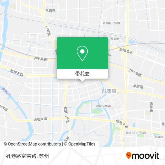 孔巷路富荣路地图