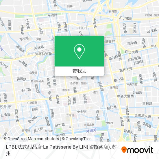 LPBL法式甜品店·La Patisserie By LIN(临顿路店)地图