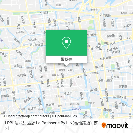 LPBL法式甜品店·La Patisserie By LIN(临顿路店)地图