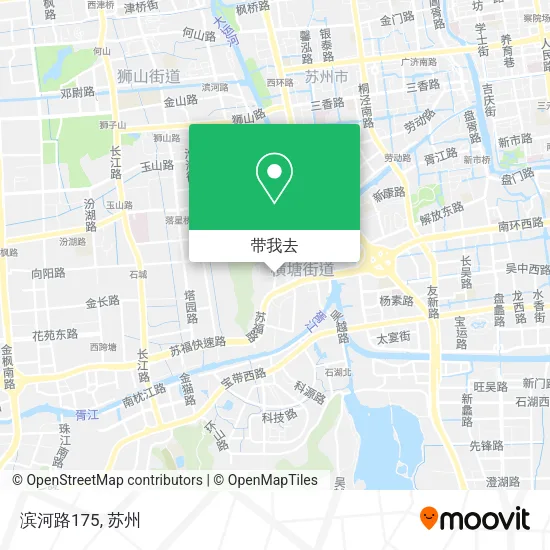 滨河路175地图