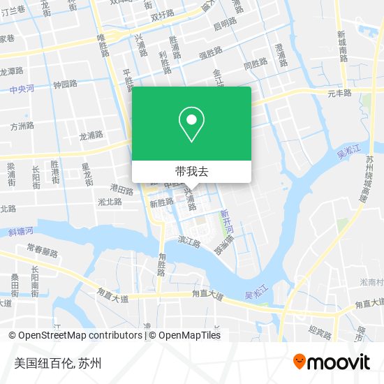 美国纽百伦地图