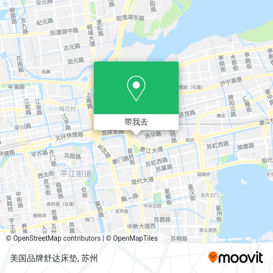 美国品牌舒达床垫地图