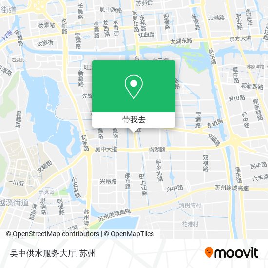 吴中供水服务大厅地图