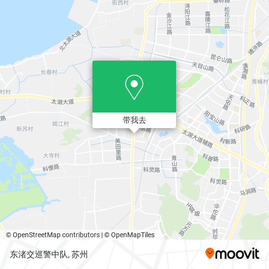 东渚交巡警中队地图