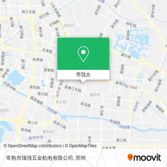 常熟市瑞强五金机电有限公司地图