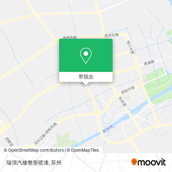 瑞强汽修整形喷漆地图