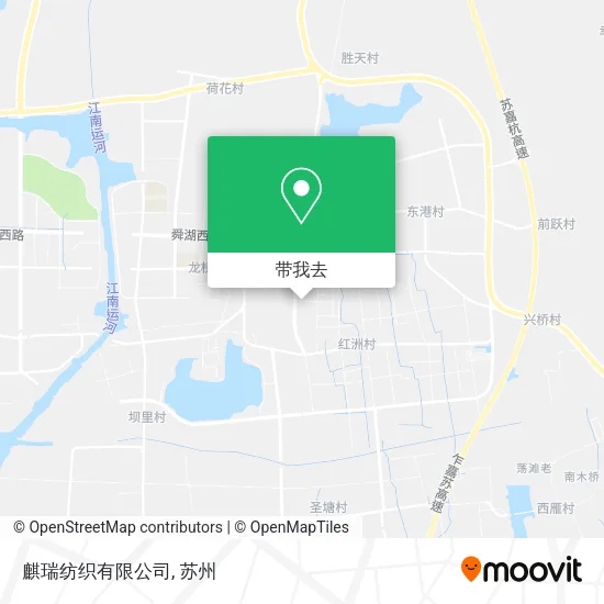 麒瑞纺织有限公司地图