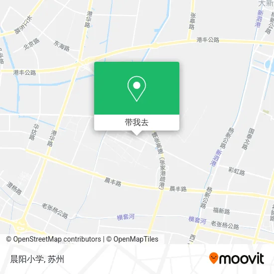 晨阳小学地图