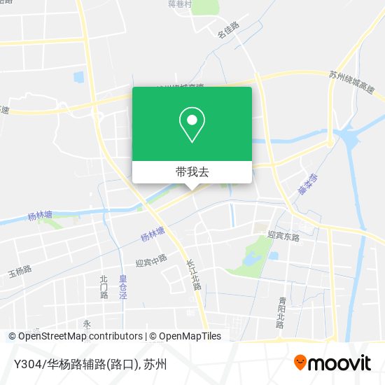 Y304/华杨路辅路(路口)地图