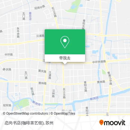 恋尚书店(咖啡茶艺馆)地图