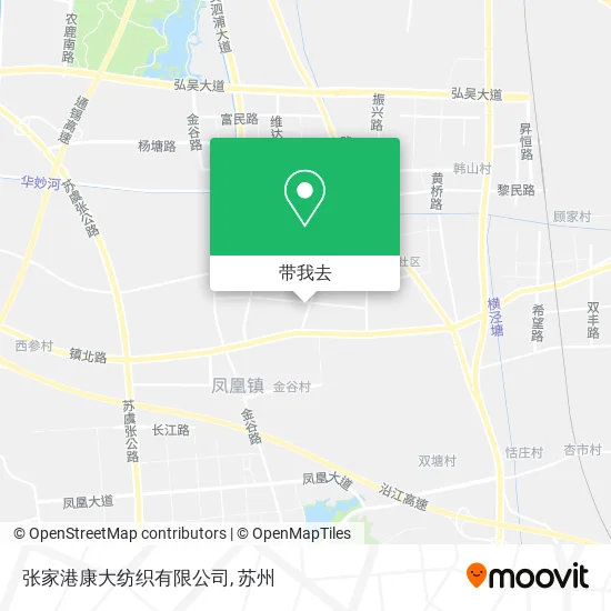 张家港康大纺织有限公司地图