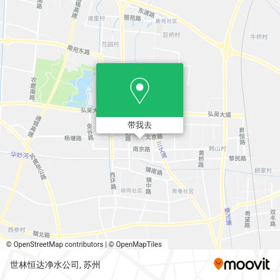 世林恒达净水公司地图