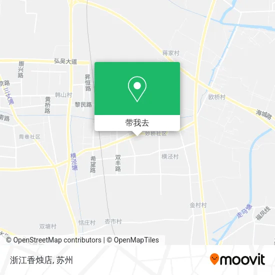 浙江香烛店地图