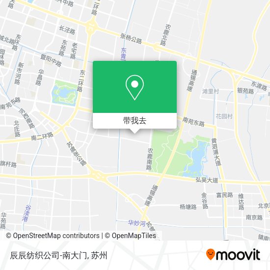 辰辰纺织公司-南大门地图