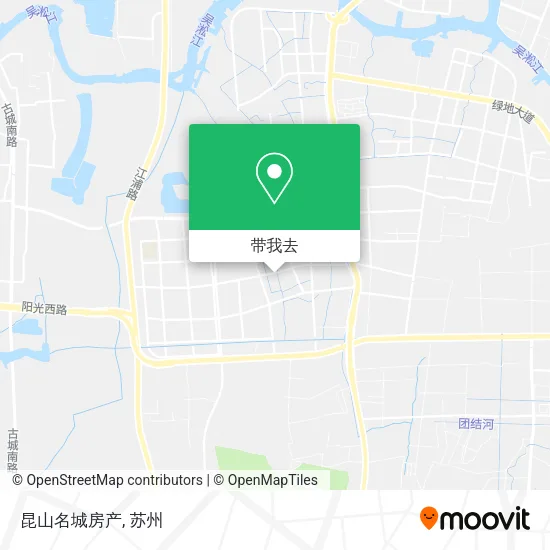 昆山名城房产地图