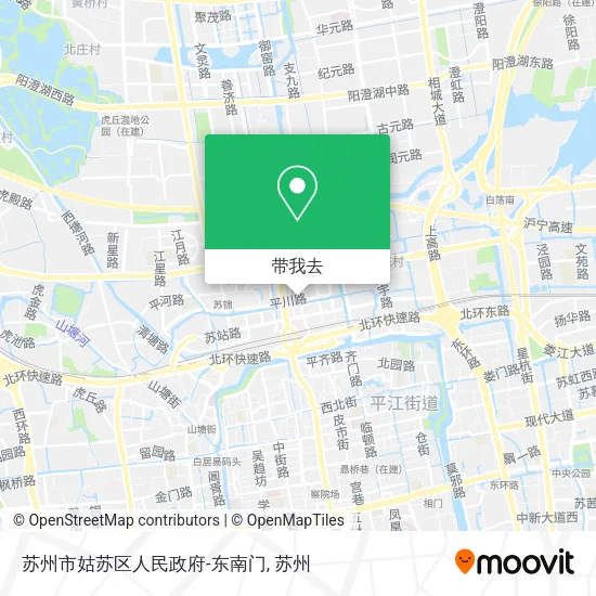 苏州市姑苏区人民政府-东南门地图