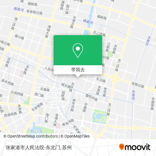 张家港市人民法院-东北门地图