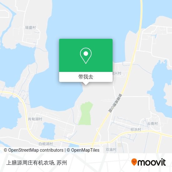 上膳源周庄有机农场地图