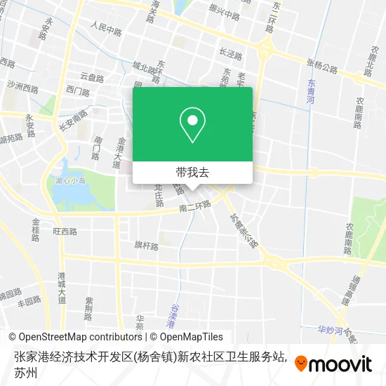 张家港经济技术开发区(杨舍镇)新农社区卫生服务站地图