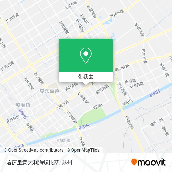 哈萨里意大利海螺比萨地图