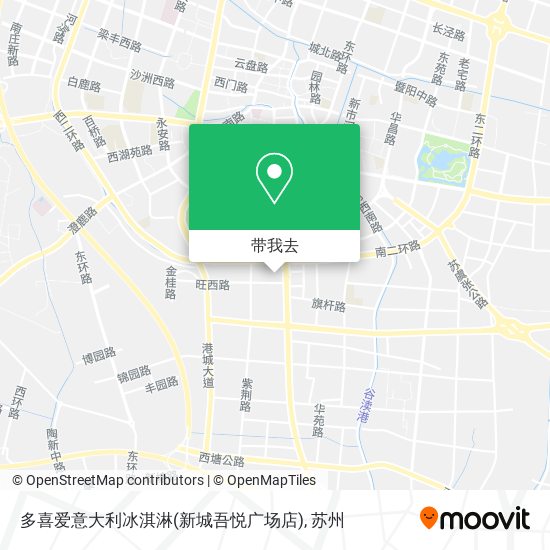 多喜爱意大利冰淇淋(新城吾悦广场店)地图