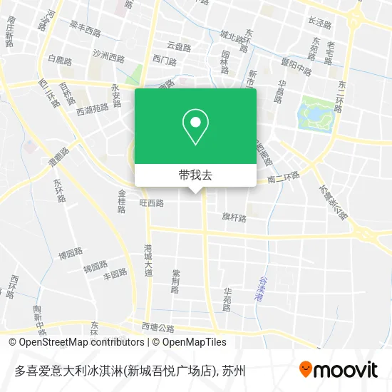 多喜爱意大利冰淇淋(新城吾悦广场店)地图