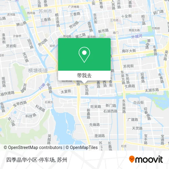 四季晶华小区-停车场地图
