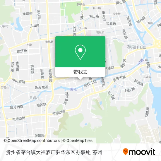 贵州省茅台镇大福酒厂驻华东区办事处地图