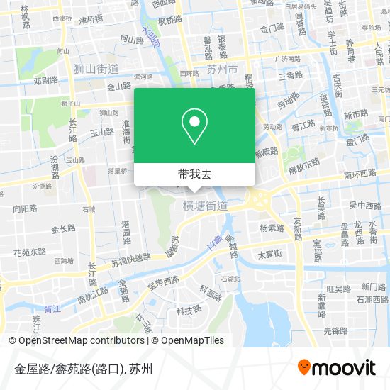 金屋路/鑫苑路(路口)地图