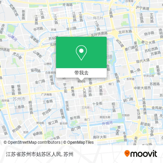 江苏省苏州市姑苏区人民地图